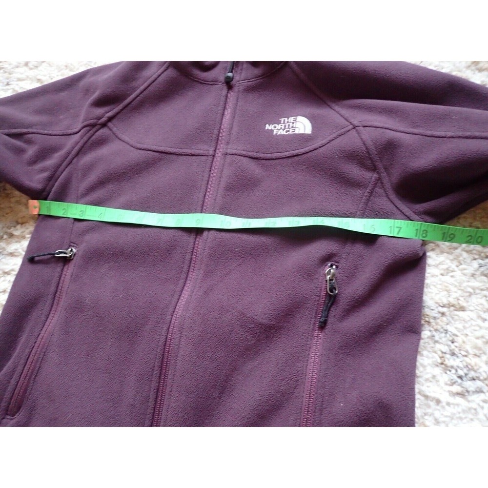 The North Face Windwall Jacket Womens Small Purple Excellent Fleece Full Zip - Picture 8 of 10